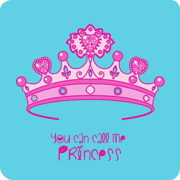 Princess Ballerina Turquoise Tiara patch