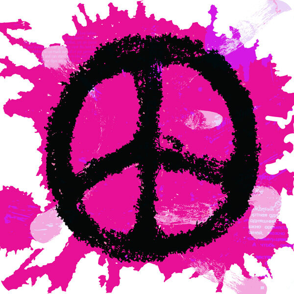 Funky Peace sign patch